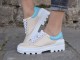 ZERON / BEIGE & BLUE